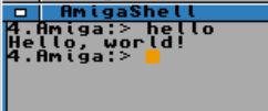 Amiga Hello World