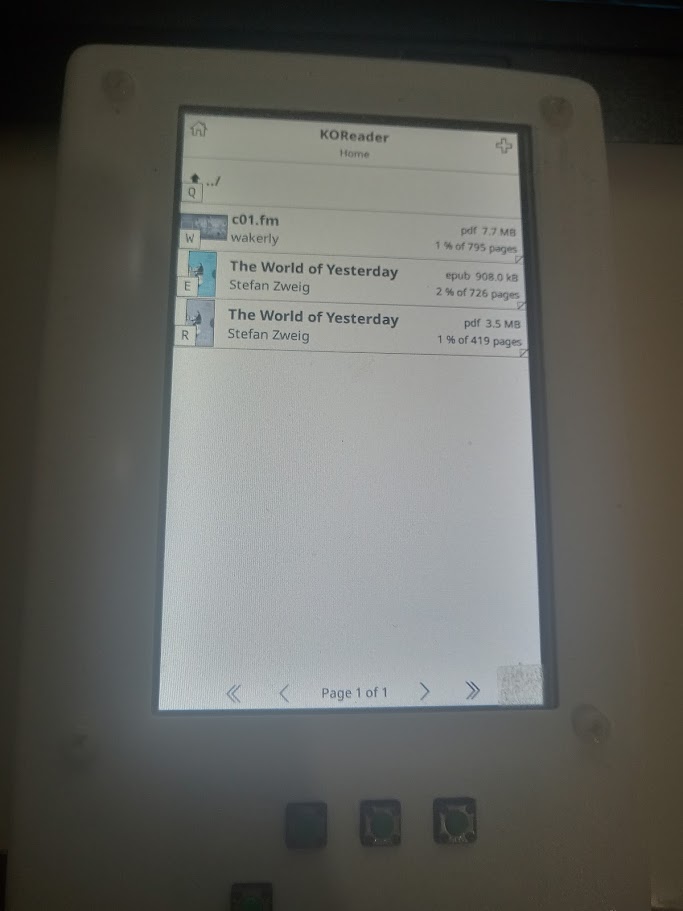 E-book reader