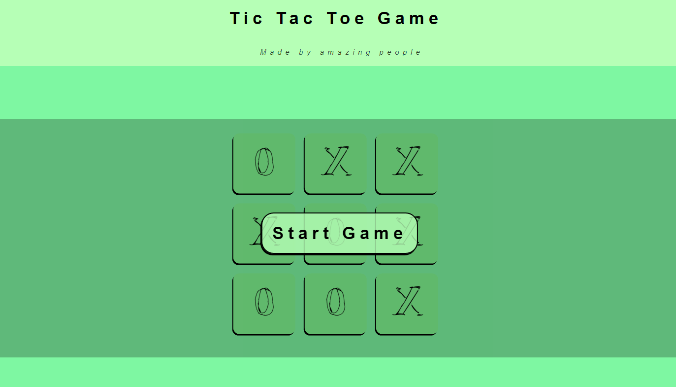 Tic Tac Toe Website
