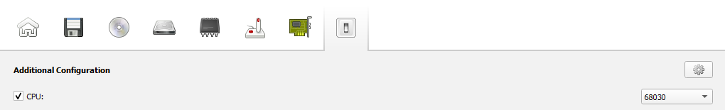 CPU setting